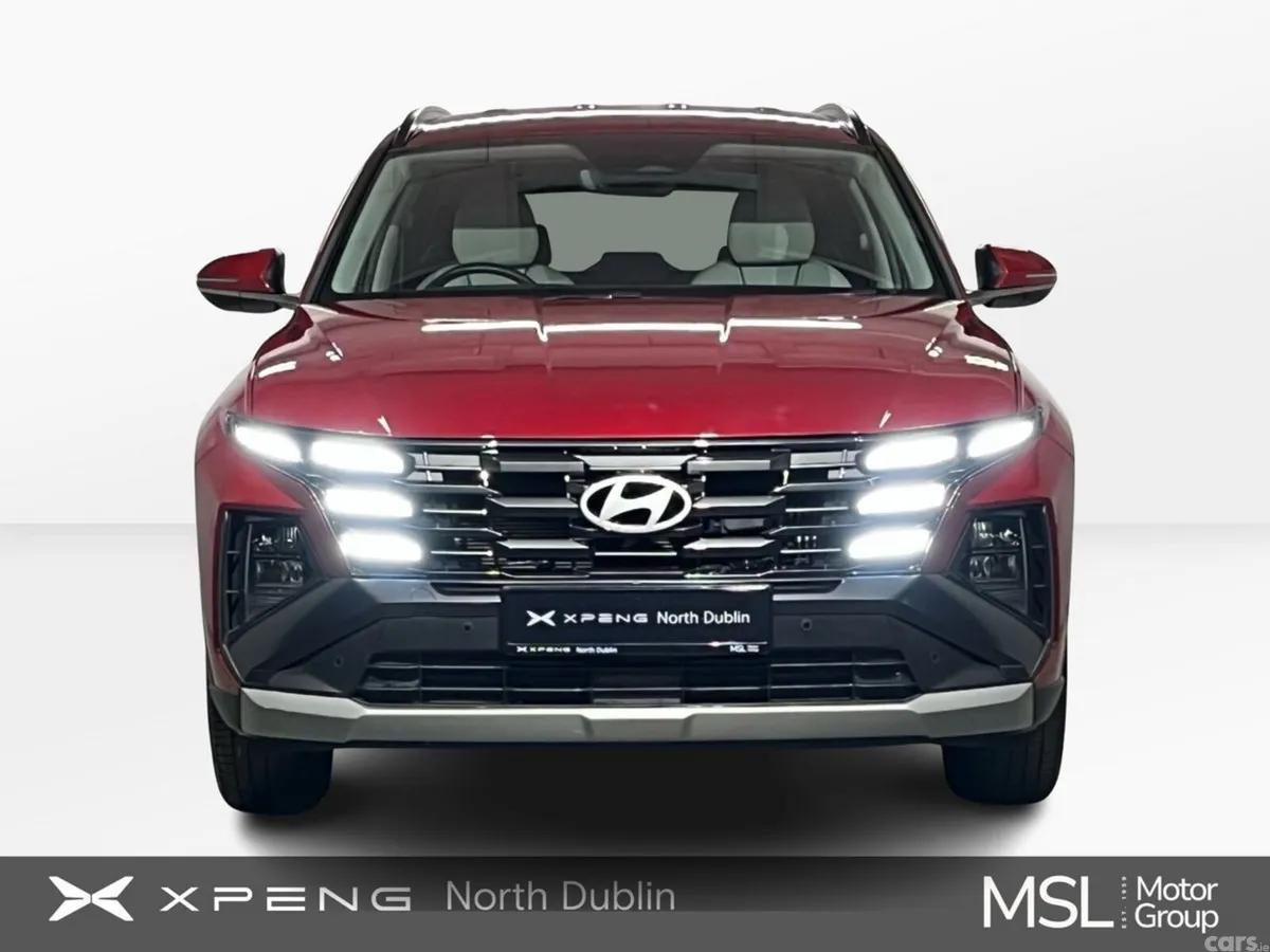 Hyundai Tucson SUV, Petrol Hybrid, 2024, Red
