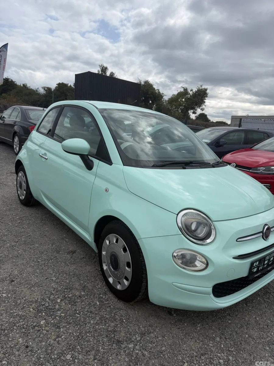 Fiat 500 Hatchback, Petrol, 2017, Green