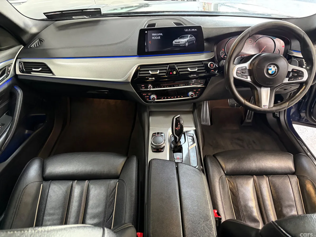 BMW 5-Series Saloon, Diesel, 2017, Blue
