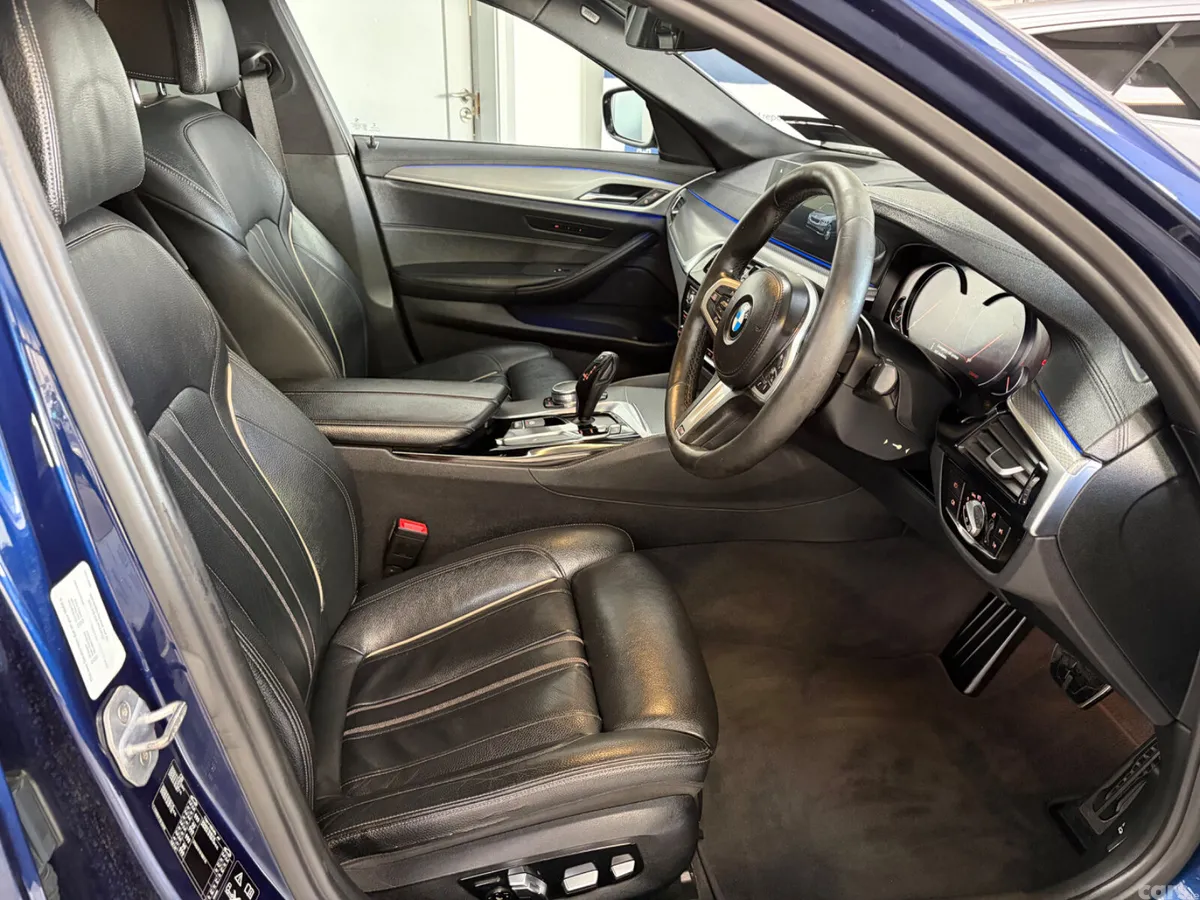 BMW 5-Series Saloon, Diesel, 2017, Blue