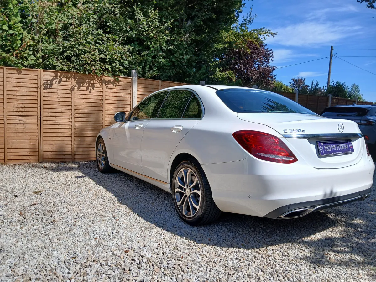 Mercedes-Benz C-Class Saloon, Petrol Plug-in Hybrid, 2017, White