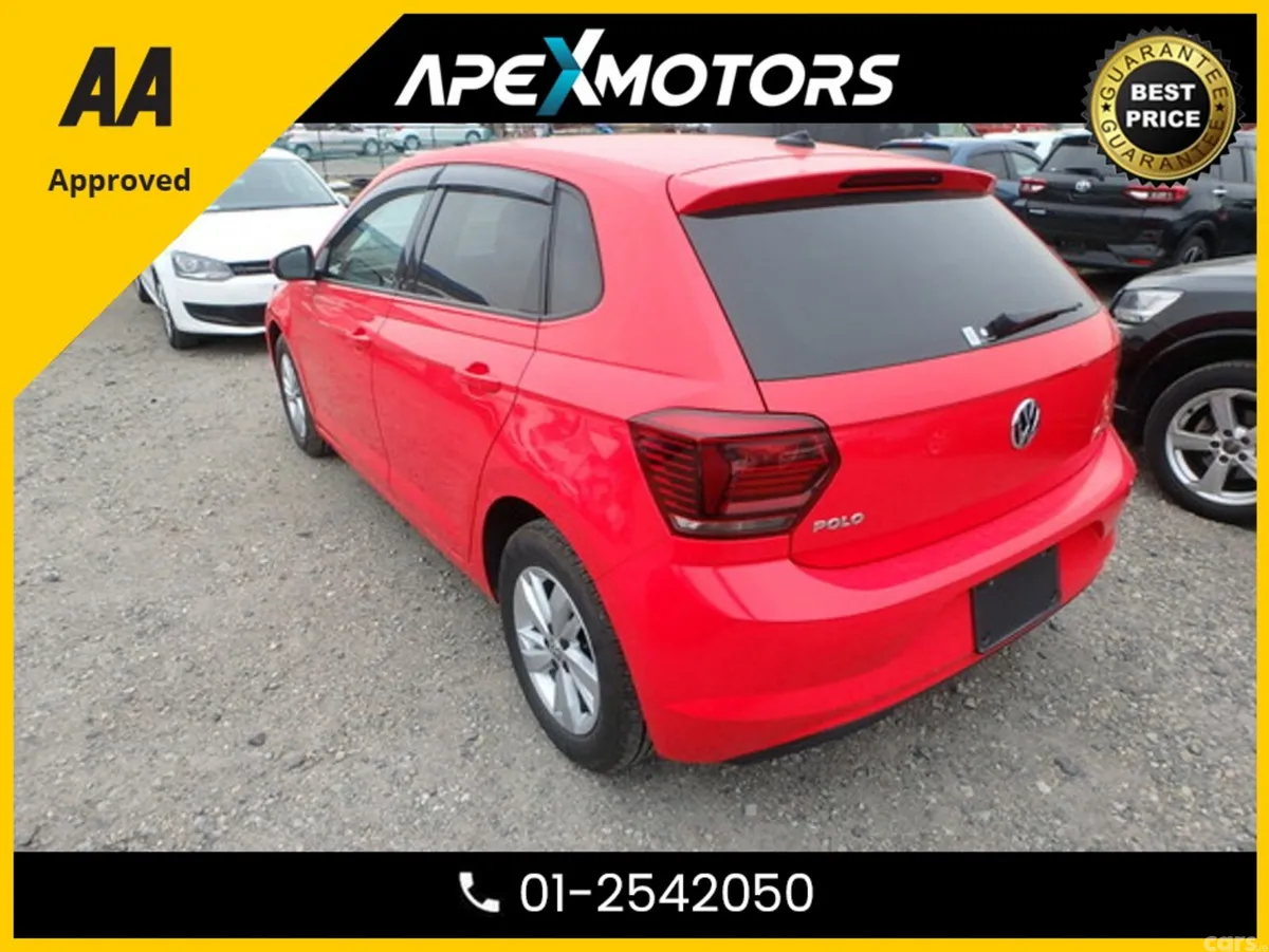 Volkswagen Polo Hatchback, Petrol, 2019, Red