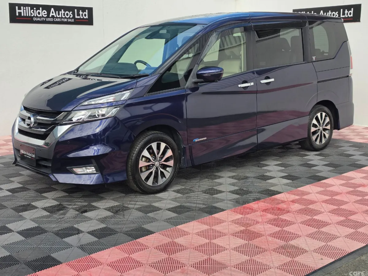 Nissan Serena MPV, Petrol Hybrid, 2017, Blue