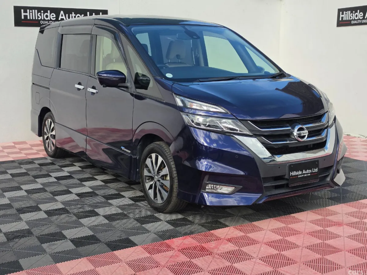 Nissan Serena MPV, Petrol Hybrid, 2017, Blue