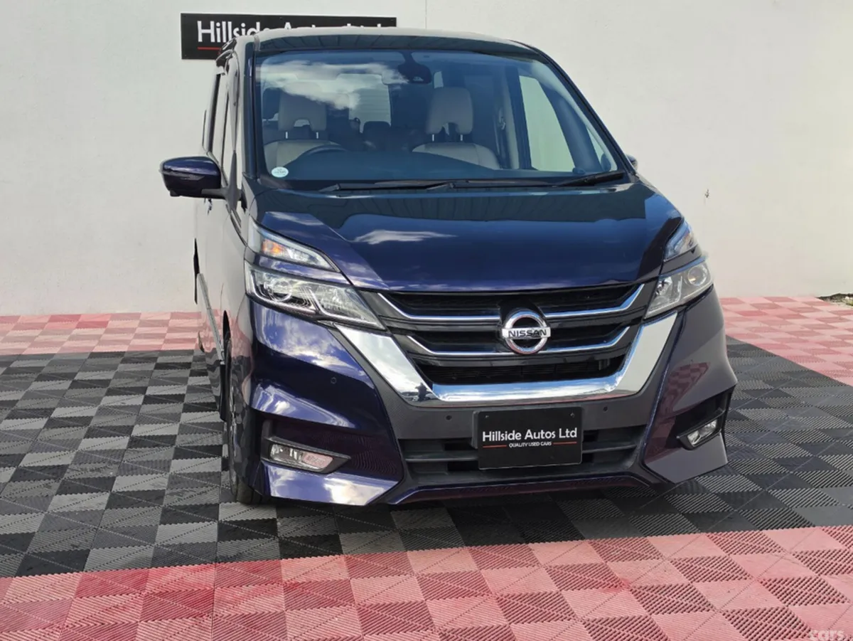 Nissan Serena MPV, Petrol Hybrid, 2017, Blue