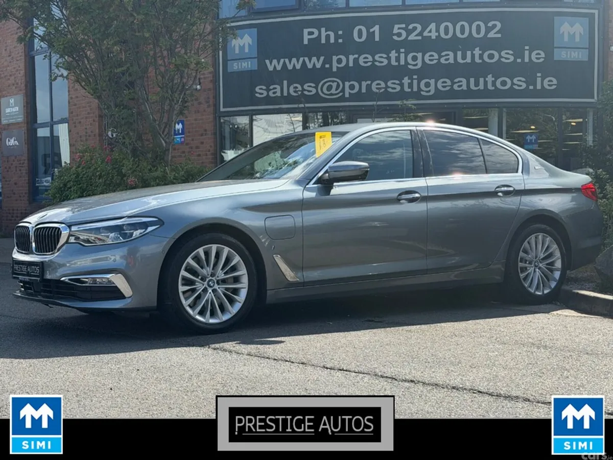BMW 5-Series Saloon, Petrol Plug-in Hybrid, 2017, Grey