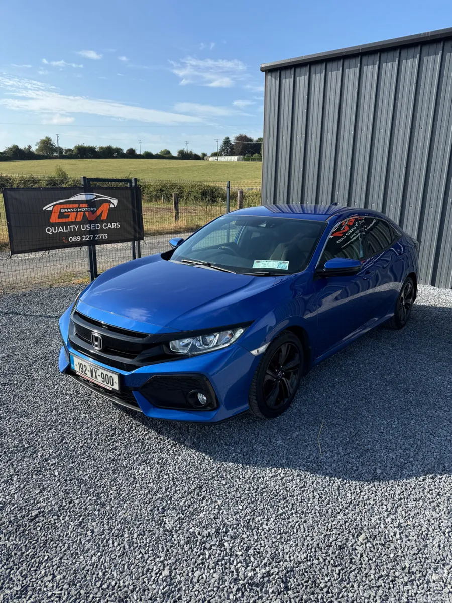Honda Civic Hatchback, Petrol, 2019, Blue