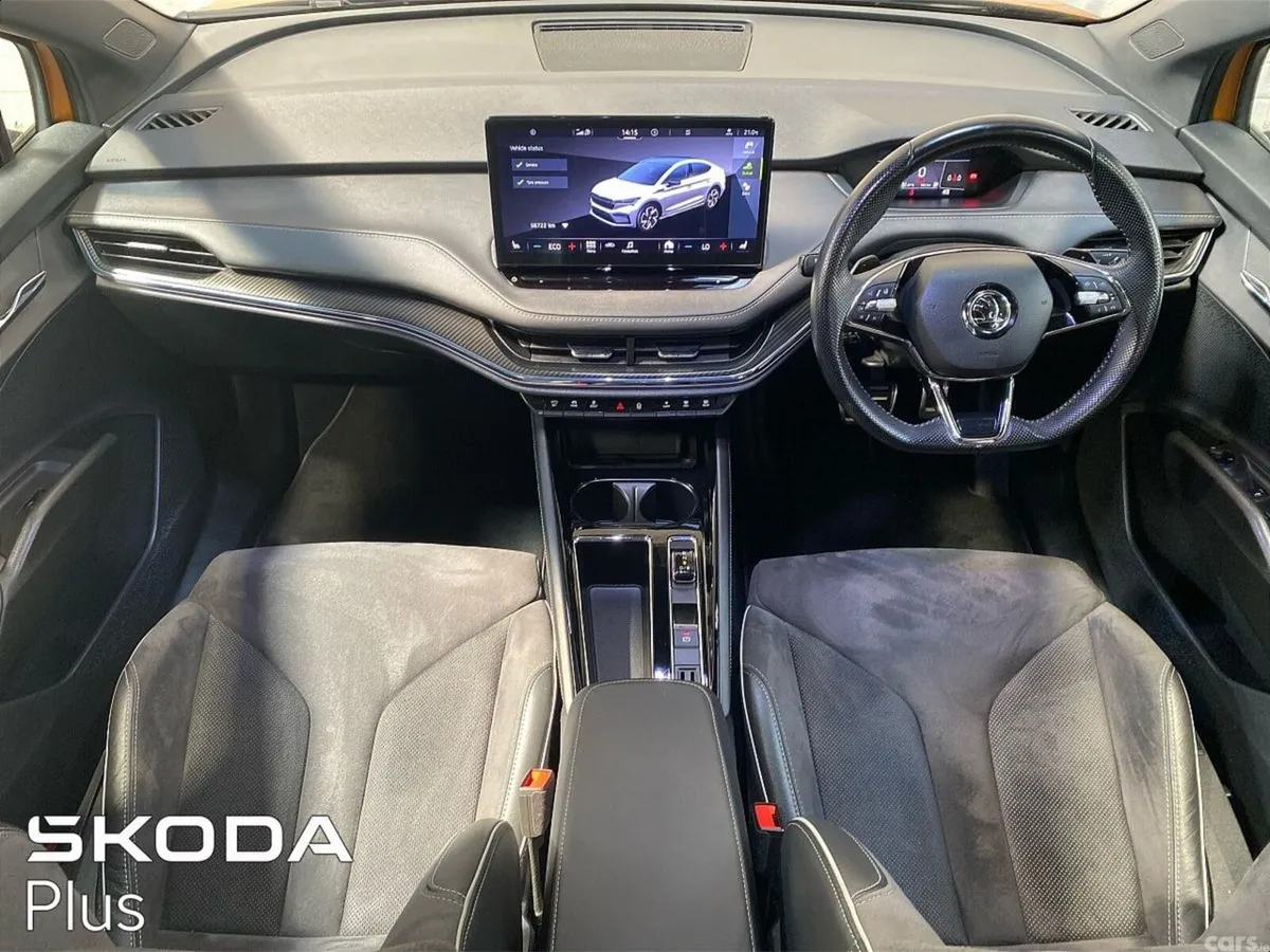 Skoda Enyaq Coupe, Electric, 2023, Orange