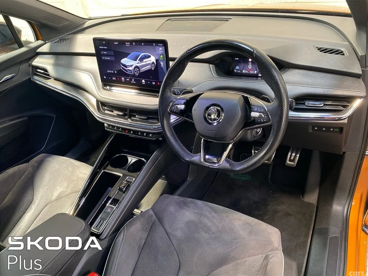 Skoda Enyaq Coupe, Electric, 2023, Orange