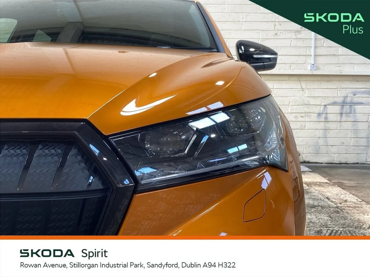 Skoda Enyaq Coupe, Electric, 2023, Orange
