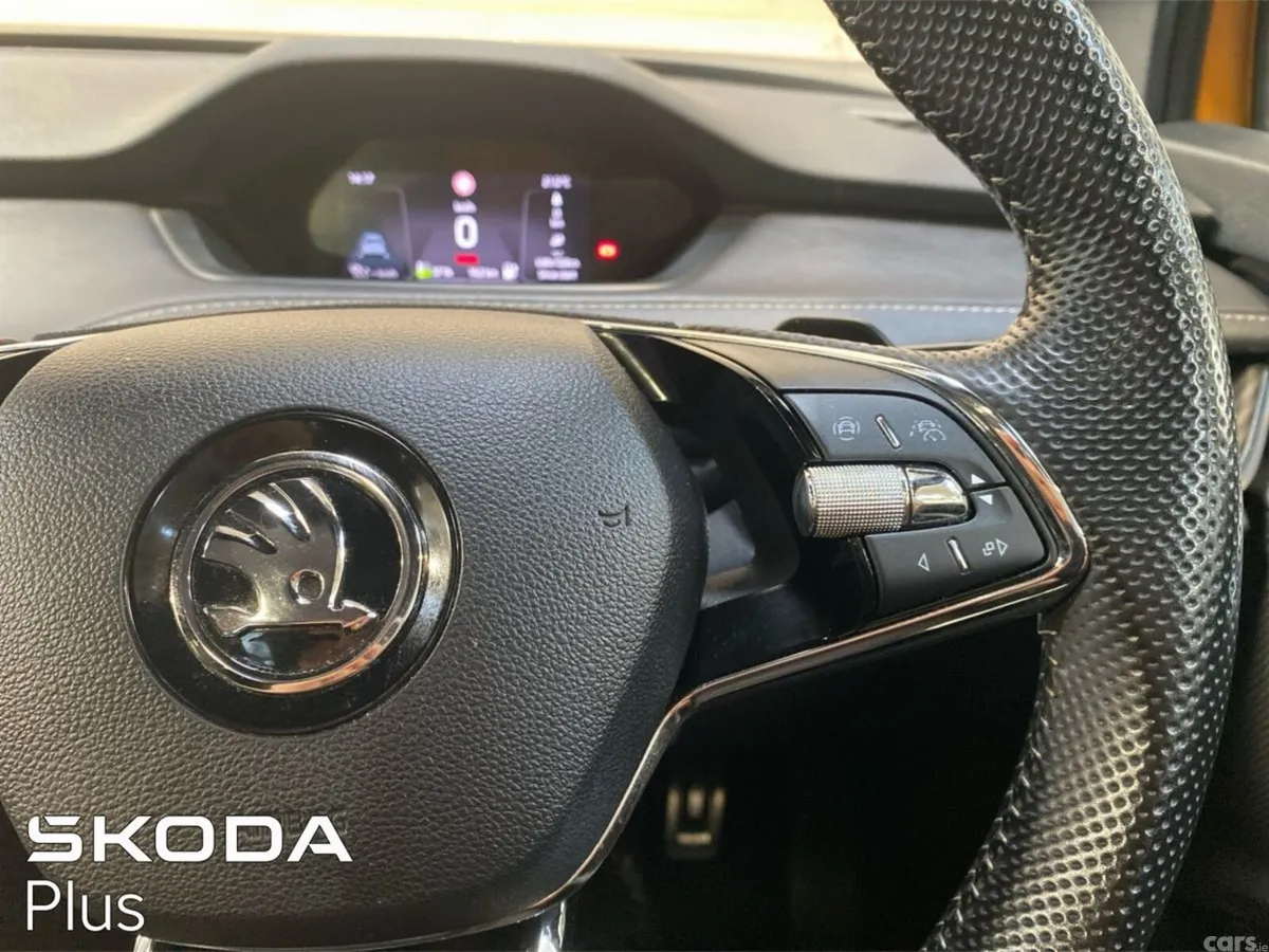 Skoda Enyaq Coupe, Electric, 2023, Orange