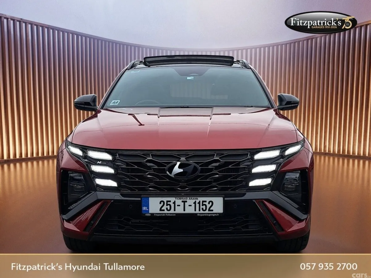 Hyundai Tucson SUV, Petrol Plug-in Hybrid, 2025, Red
