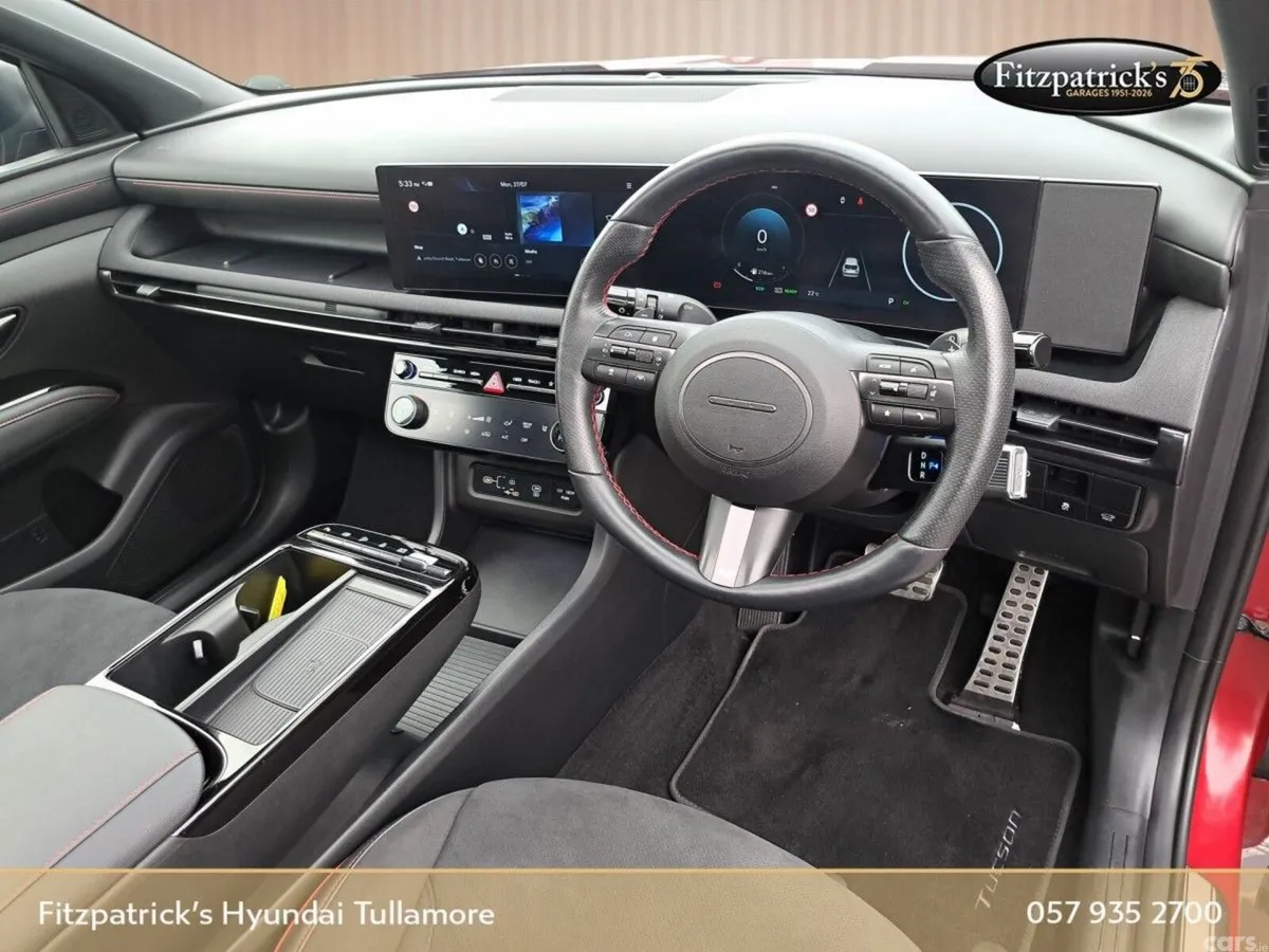 Hyundai Tucson SUV, Petrol Plug-in Hybrid, 2025, Red