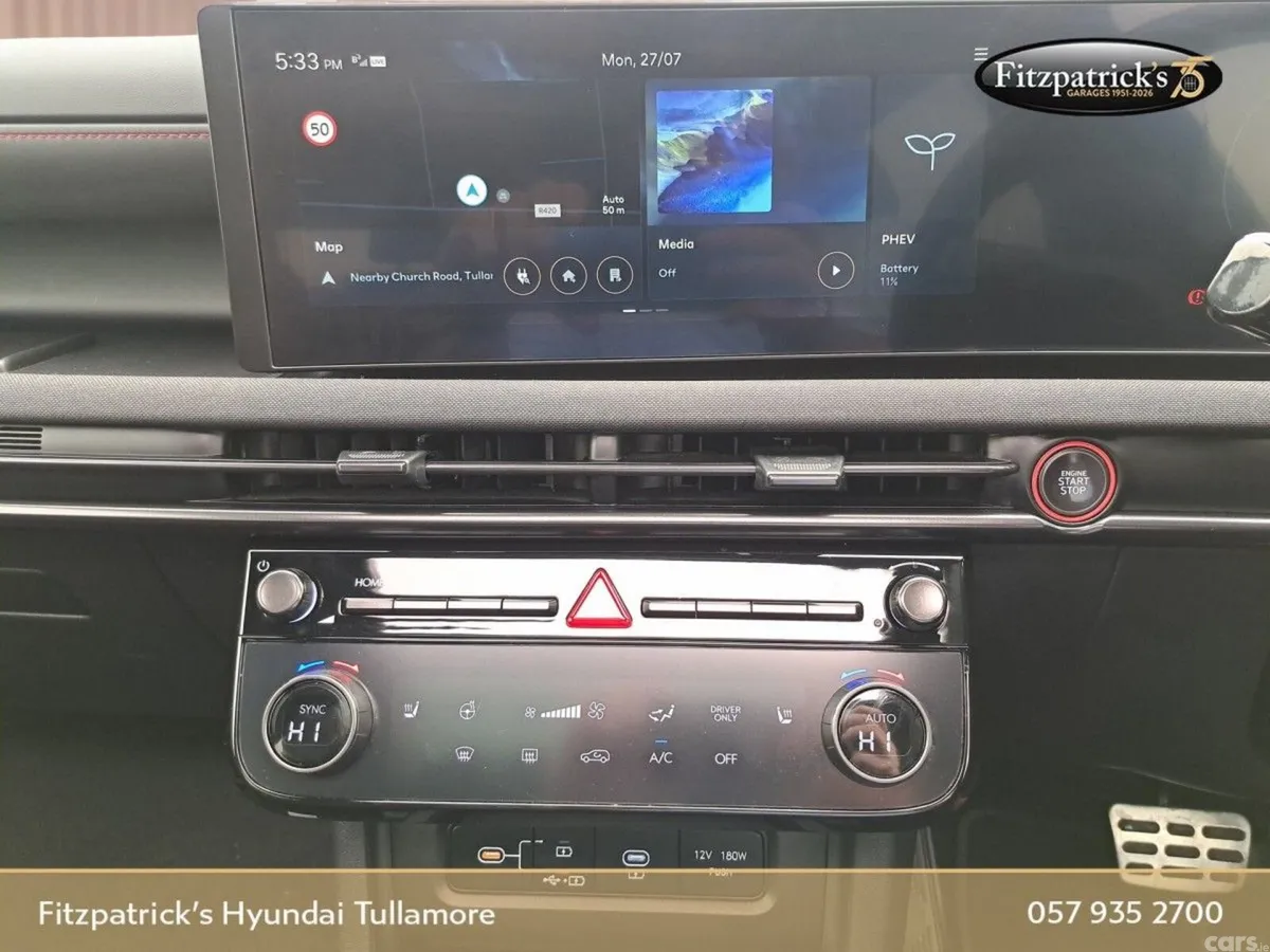 Hyundai Tucson SUV, Petrol Plug-in Hybrid, 2025, Red