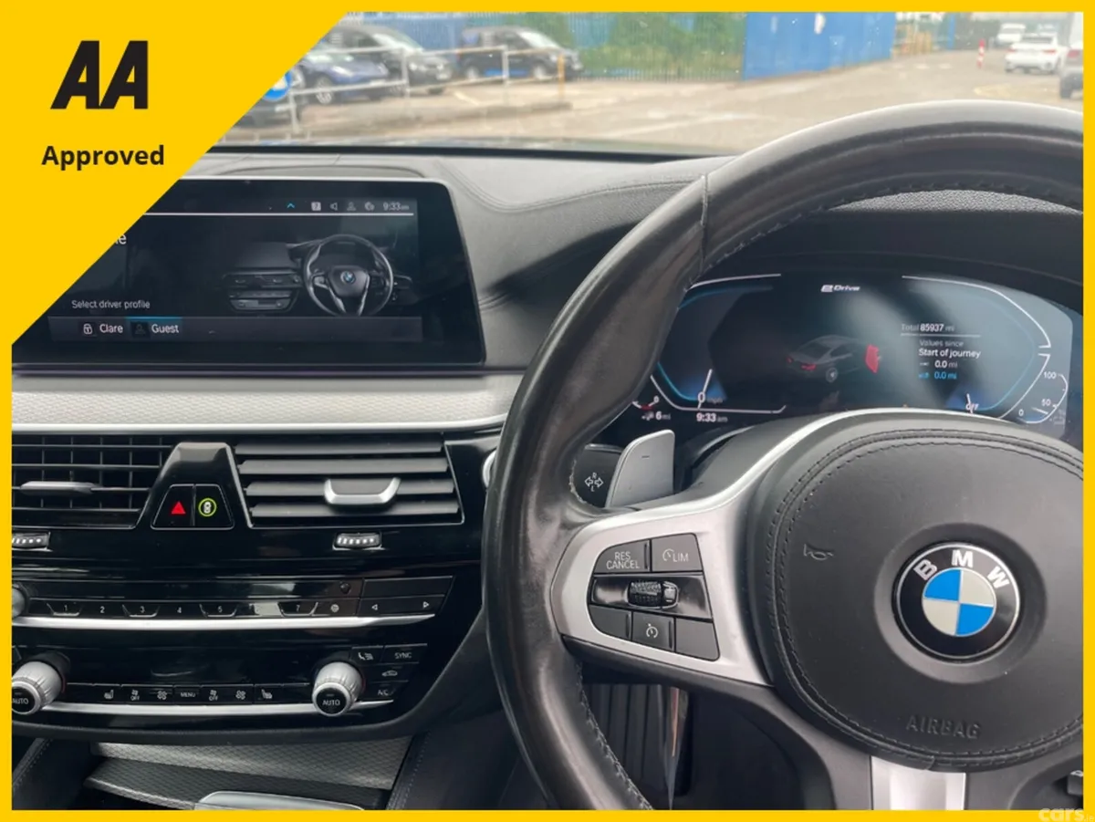 BMW 5-Series Saloon, Petrol Plug-in Hybrid, 2019, Grey