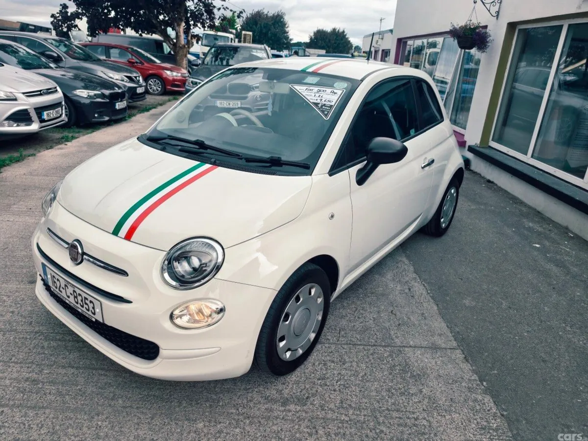 Fiat 500 Hatchback, Petrol, 2016, White