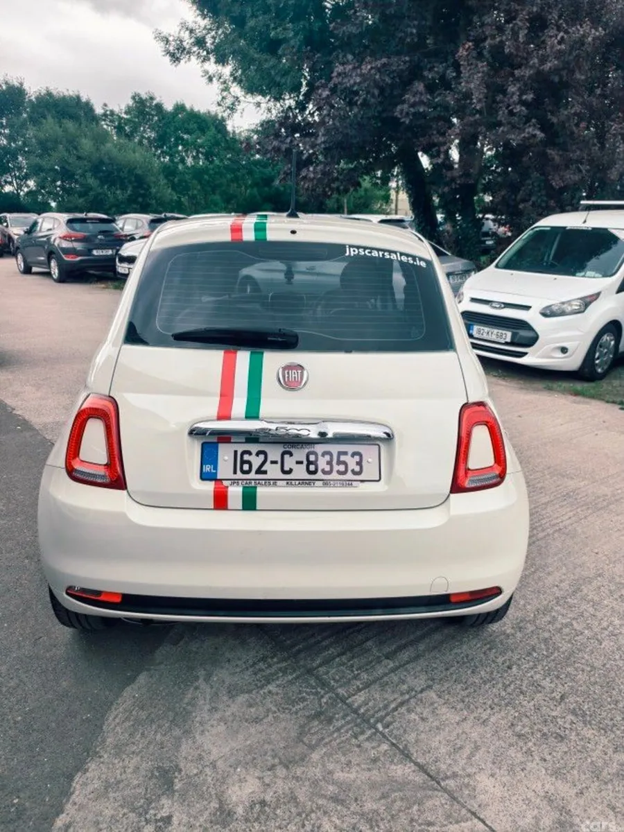 Fiat 500 Hatchback, Petrol, 2016, White