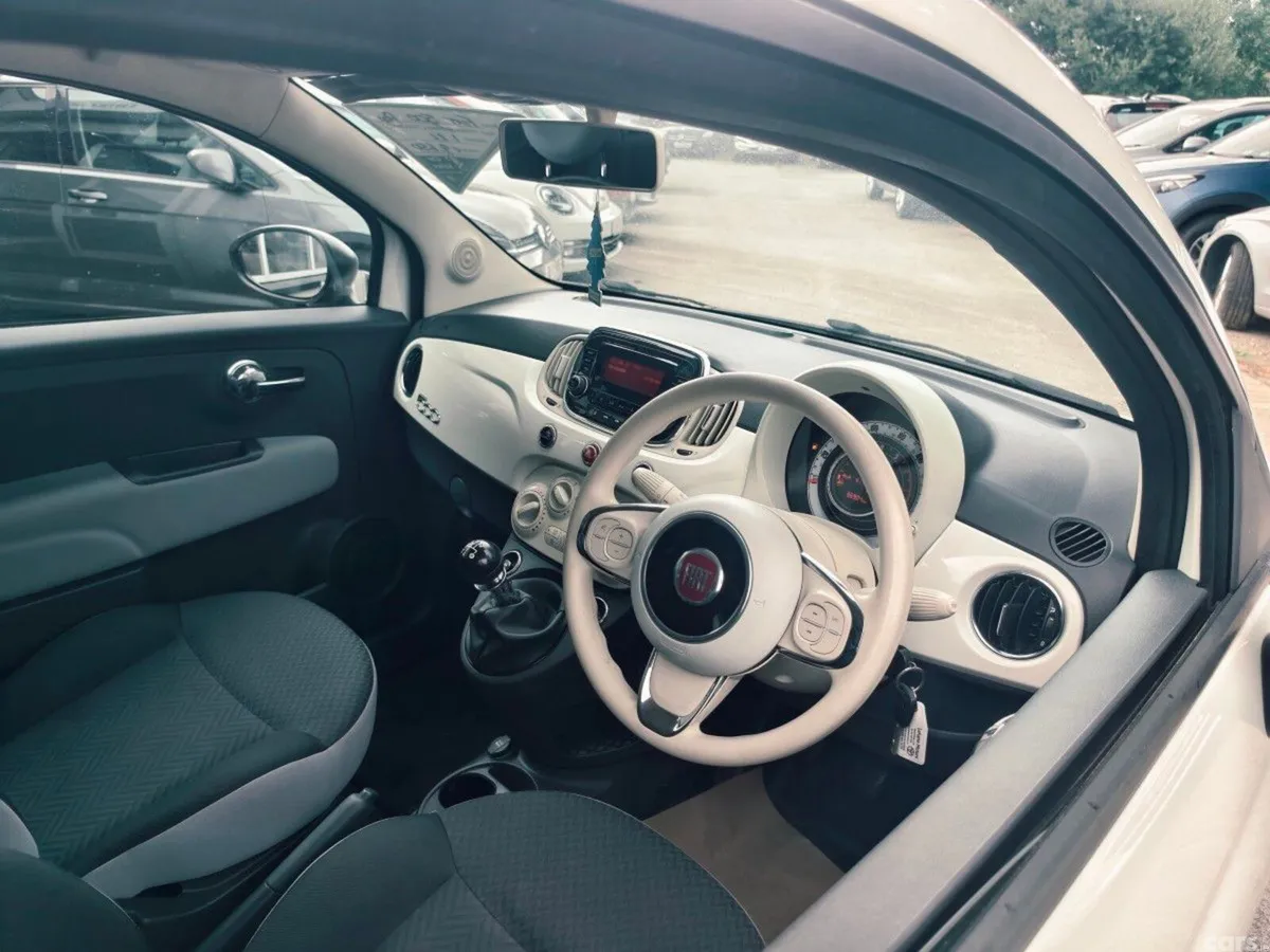 Fiat 500 Hatchback, Petrol, 2016, White