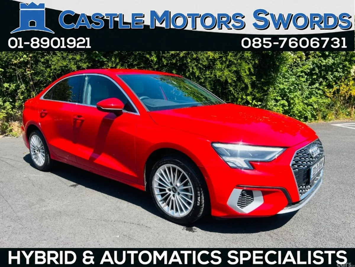 Audi A3 Saloon, Petrol, 2022, Red