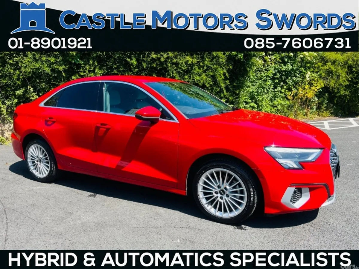 Audi A3 Saloon, Petrol, 2022, Red