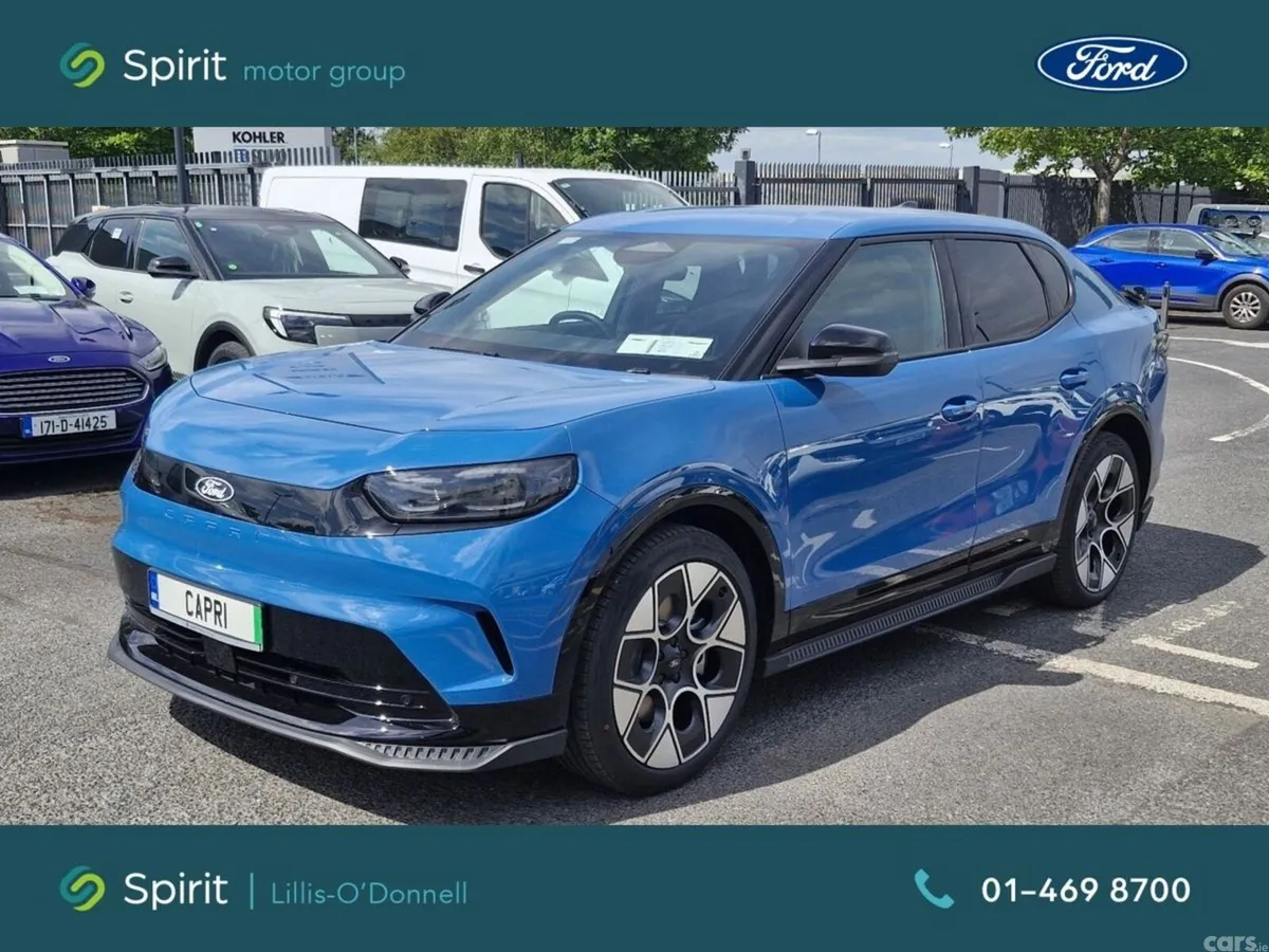 Ford Capri Coupe, Electric, 2026, Blue