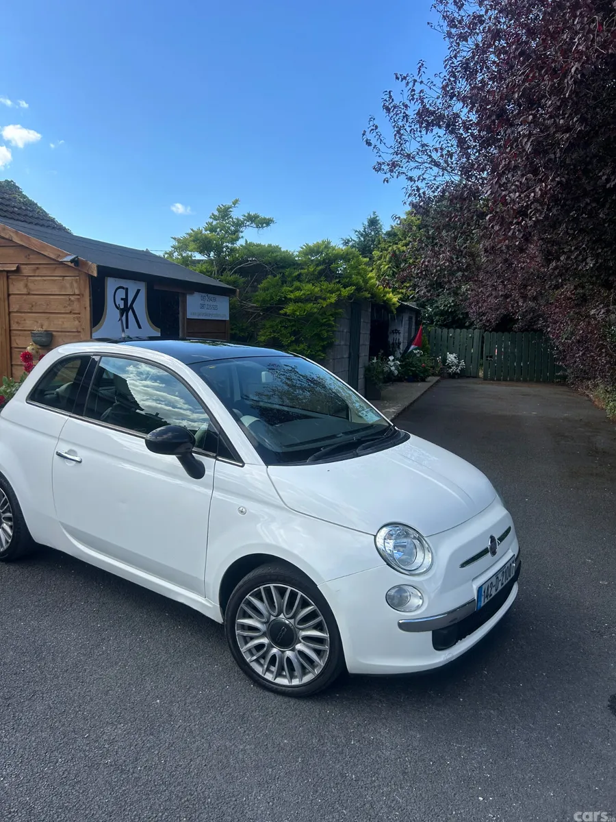 Fiat 500 Hatchback, Petrol, 2014, White