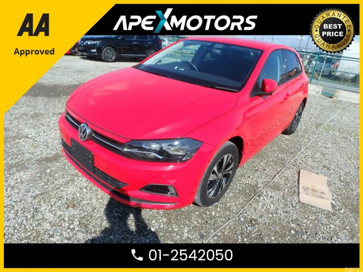 Volkswagen Polo Hatchback, Petrol, 2019, Red