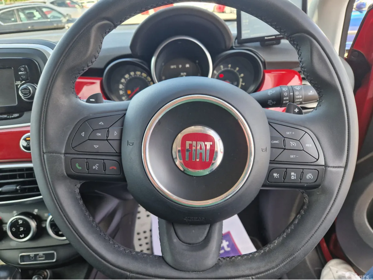 Fiat 500X Hatchback, Petrol, 2017, Red