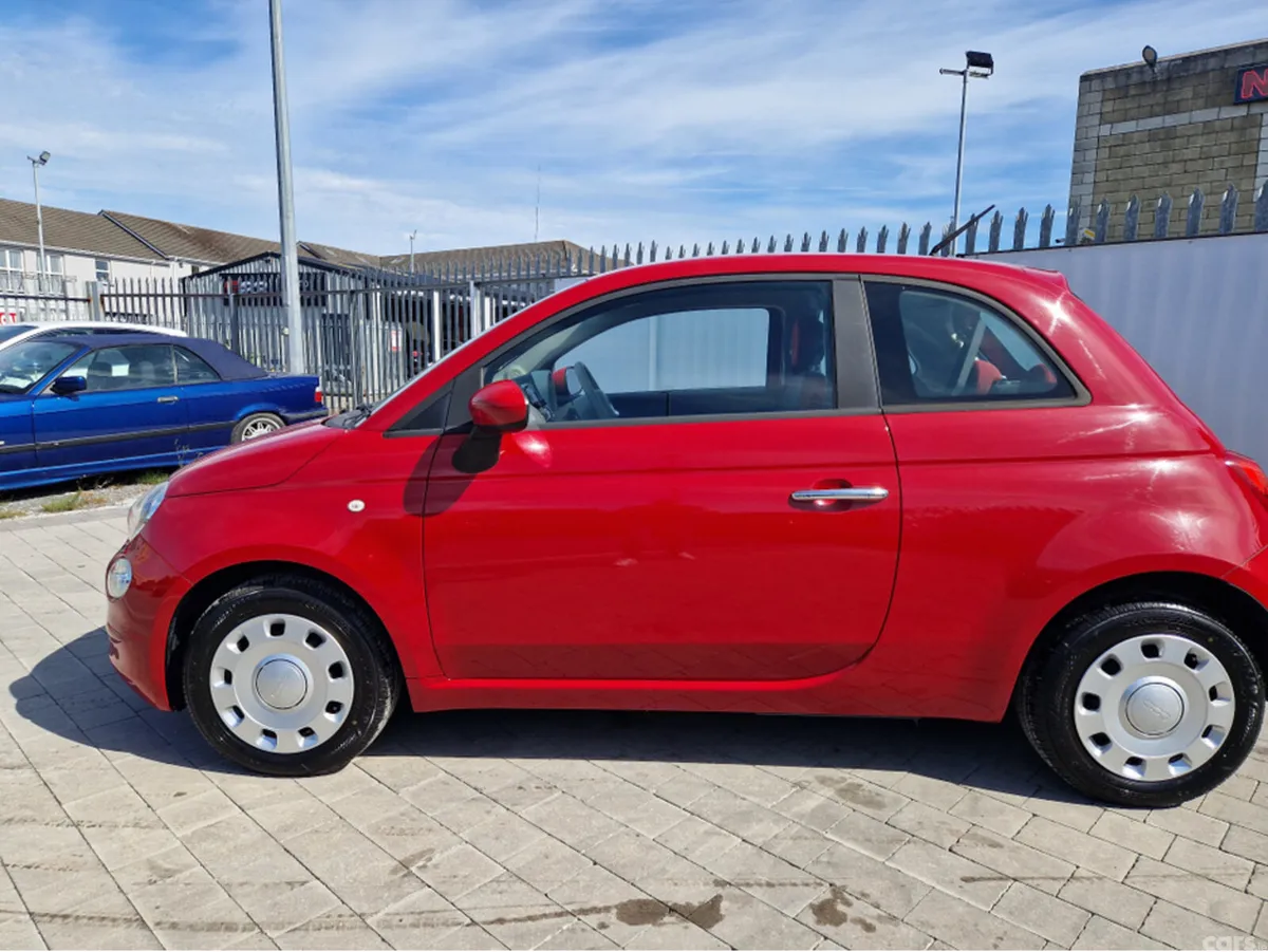 Fiat 500 Hatchback, Petrol, 2017, Red