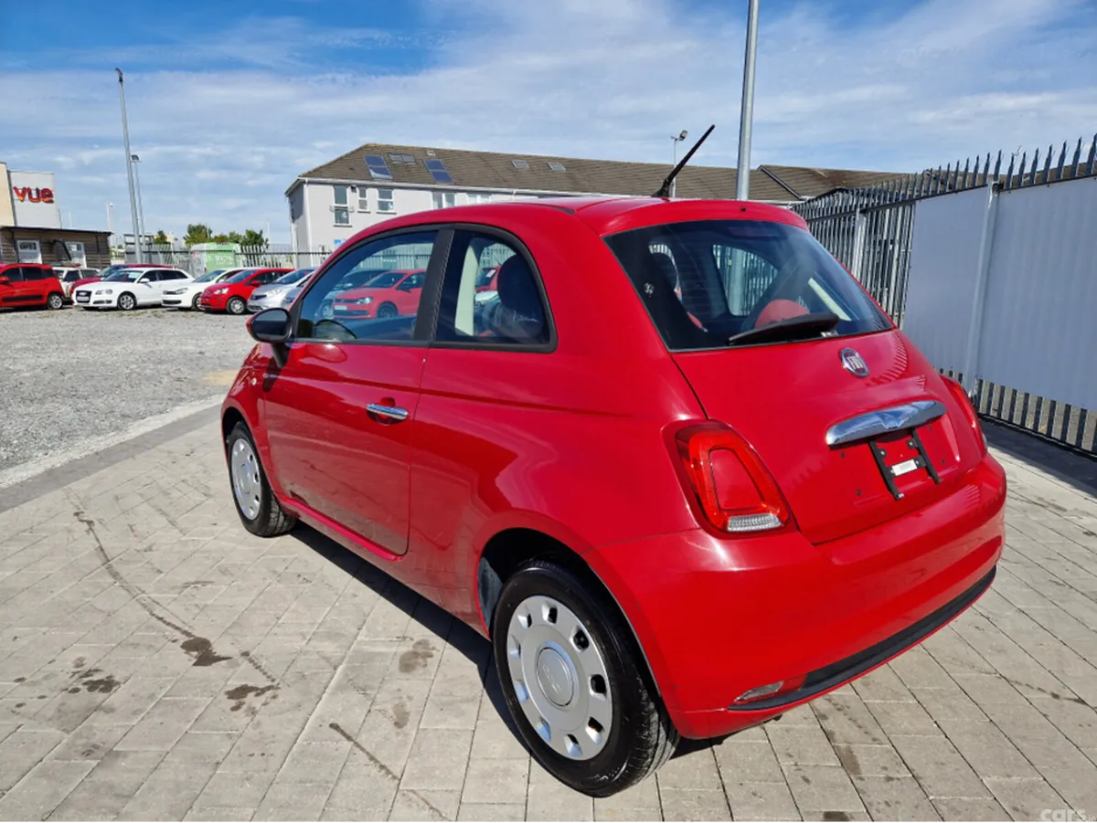 Fiat 500 Hatchback, Petrol, 2017, Red