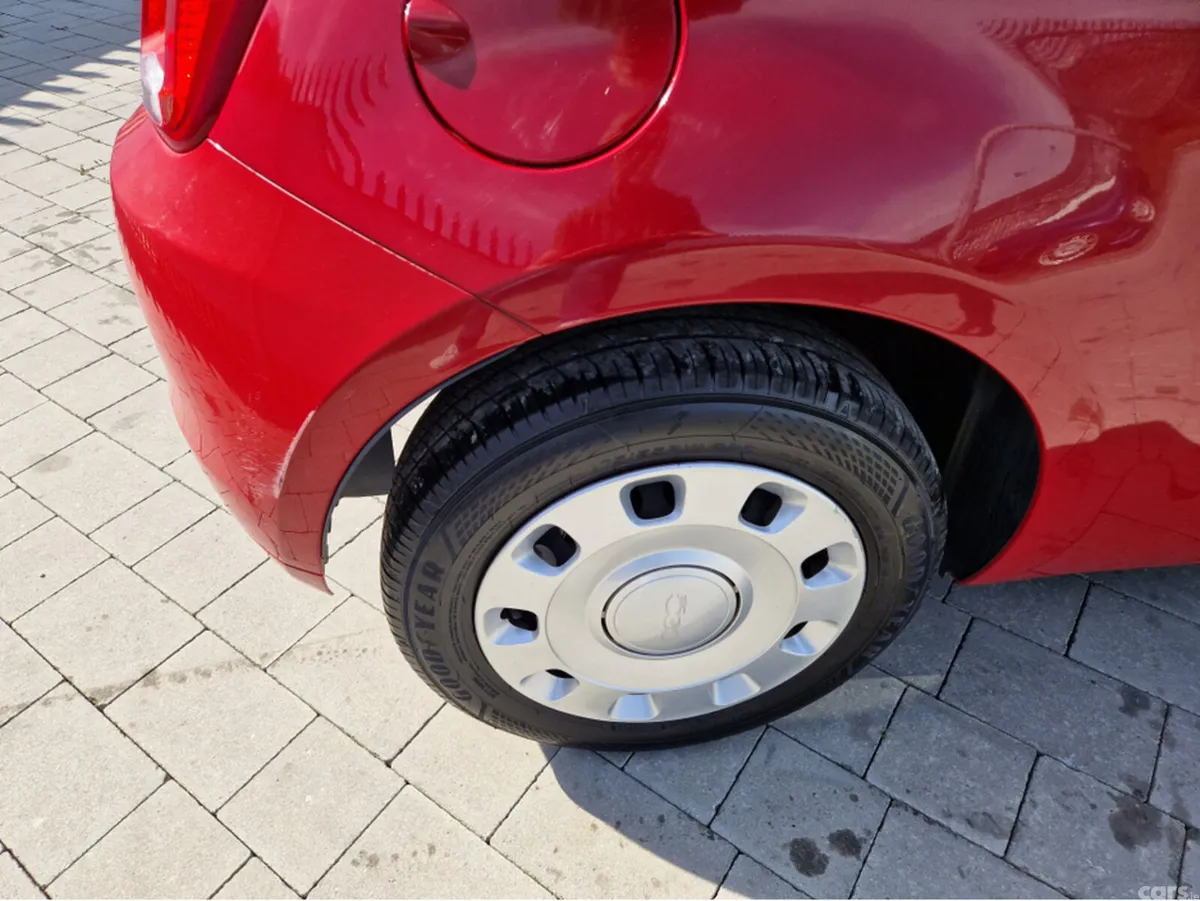 Fiat 500 Hatchback, Petrol, 2017, Red