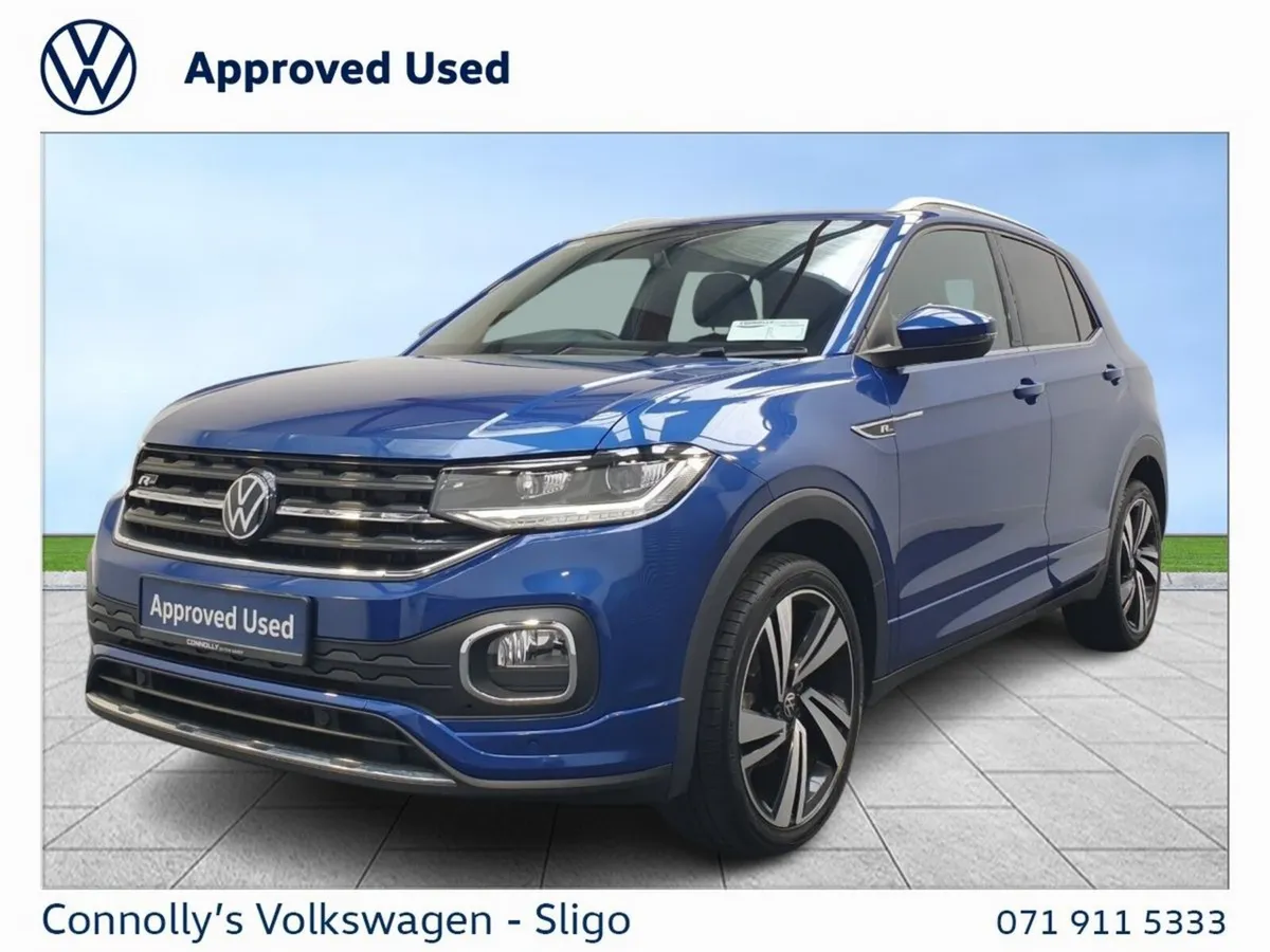 Volkswagen T-Cross SUV, Petrol, 2024, Blue