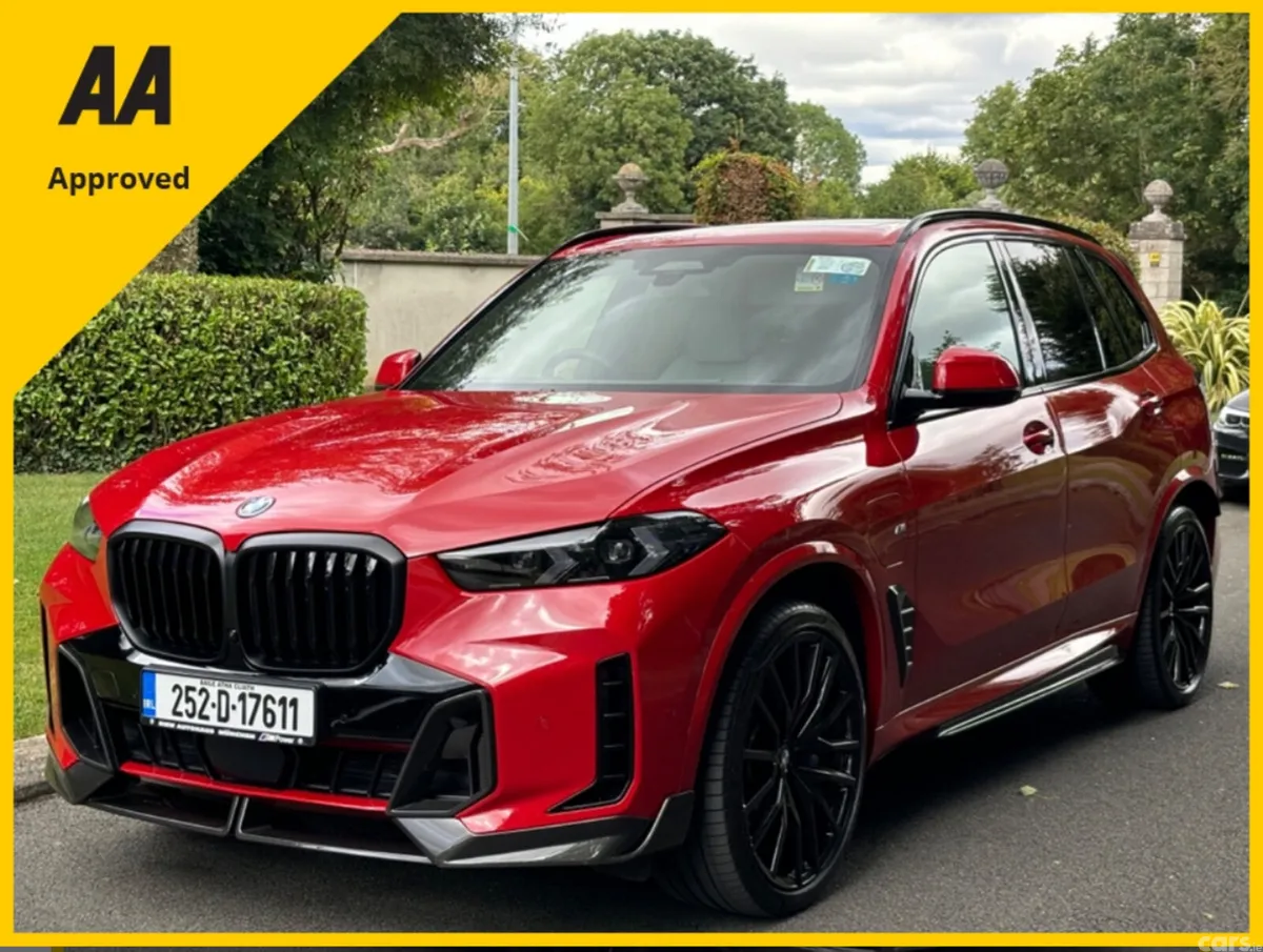 BMW X5 SUV, Petrol Plug-in Hybrid, 2025, Red