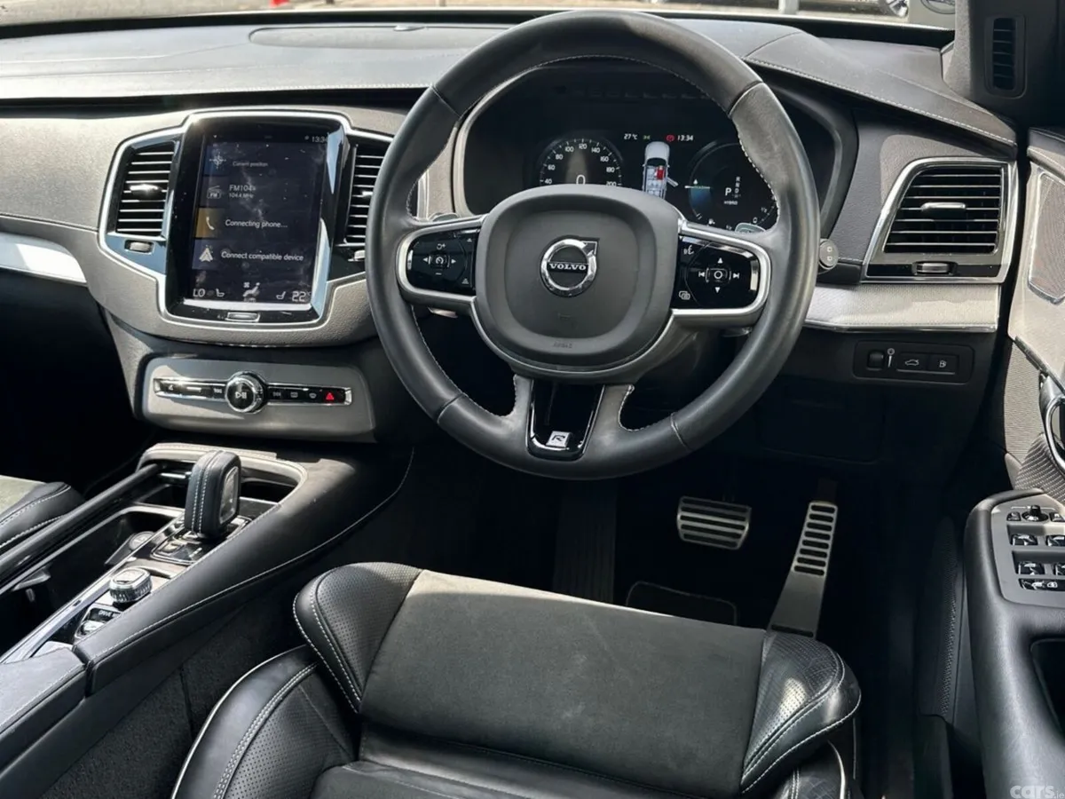 Volvo XC90 SUV, Petrol Plug-in Hybrid, 2020, Silver