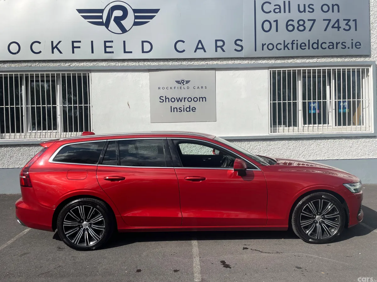 Volvo V60 Estate, Petrol Hybrid, 2021, Red
