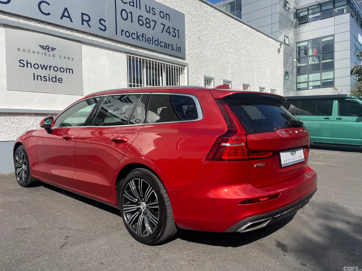 Volvo V60 Estate, Petrol Hybrid, 2021, Red