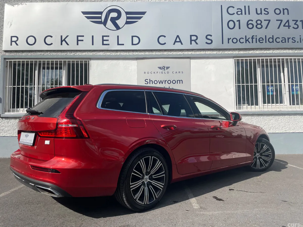 Volvo V60 Estate, Petrol Hybrid, 2021, Red