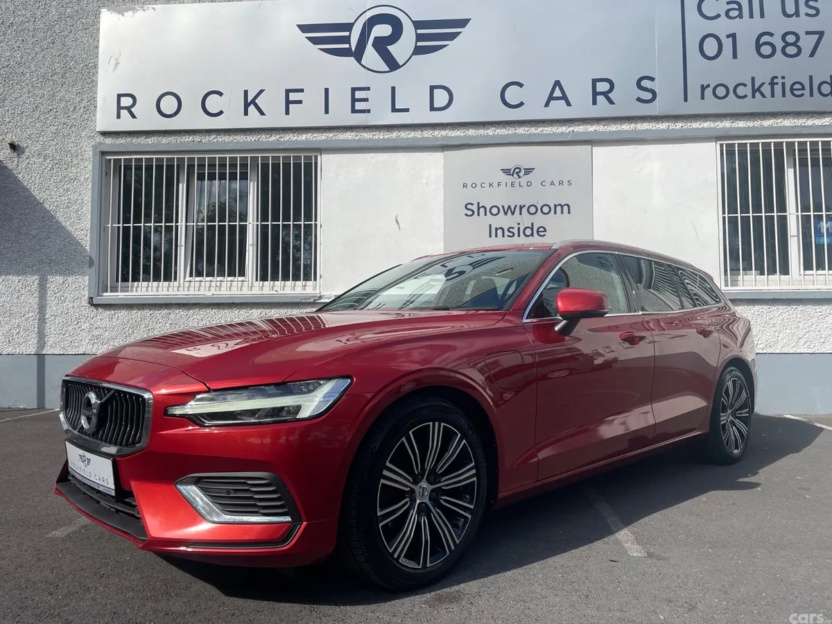 Volvo V60 Estate, Petrol Hybrid, 2021, Red