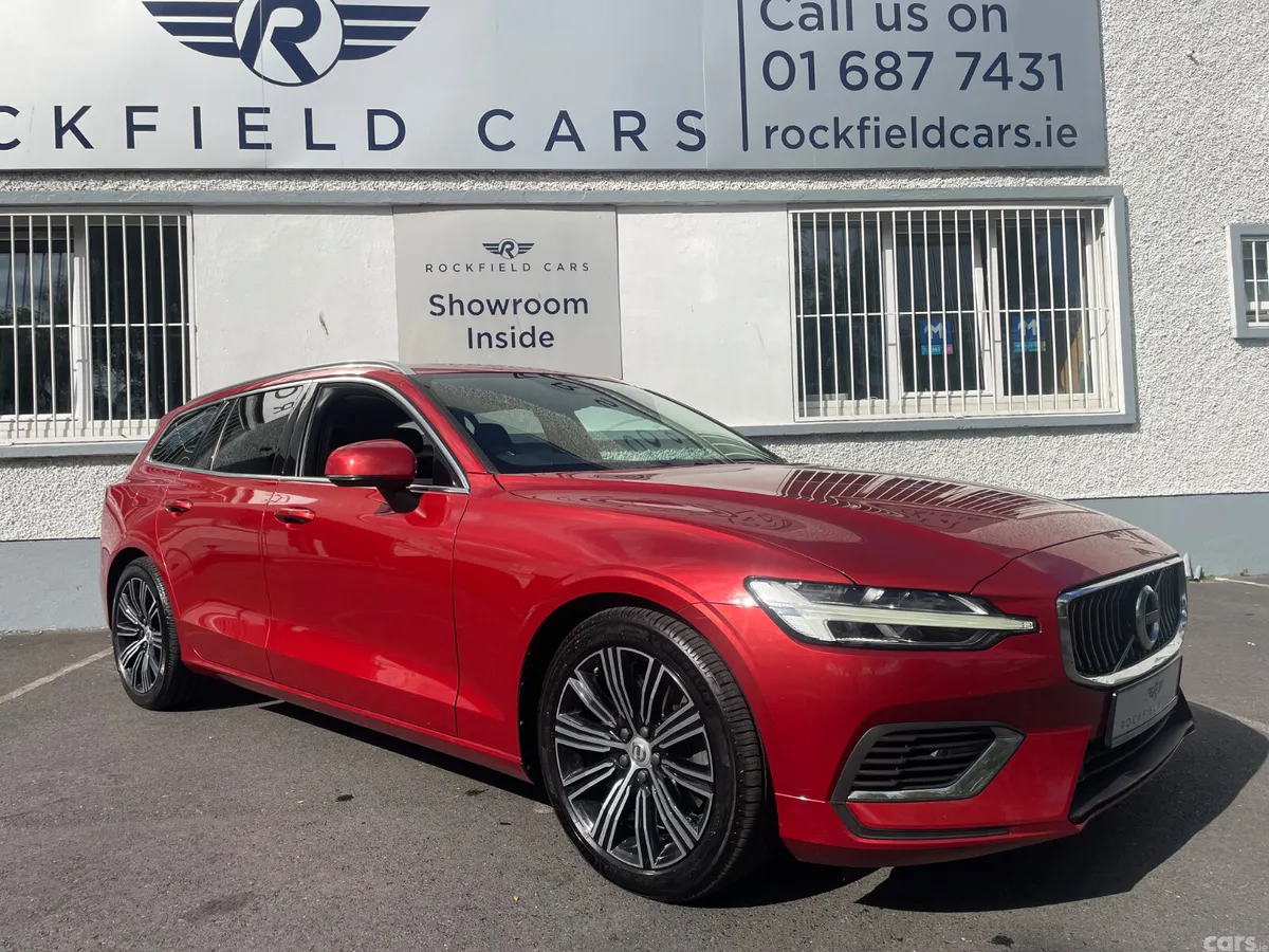 Volvo V60 Estate, Petrol Hybrid, 2021, Red