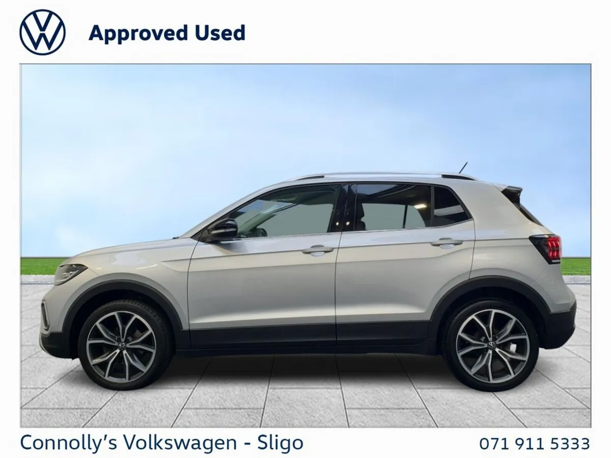 Volkswagen T-Cross SUV, Petrol, 2024, Silver