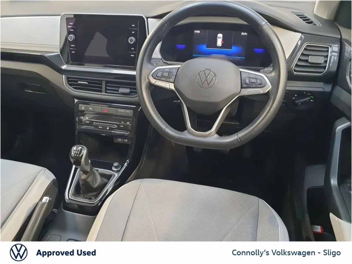 Volkswagen T-Cross SUV, Petrol, 2024, Silver
