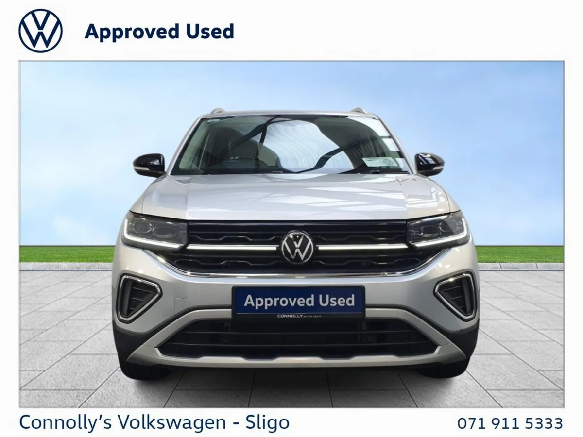 Volkswagen T-Cross SUV, Petrol, 2024, Silver