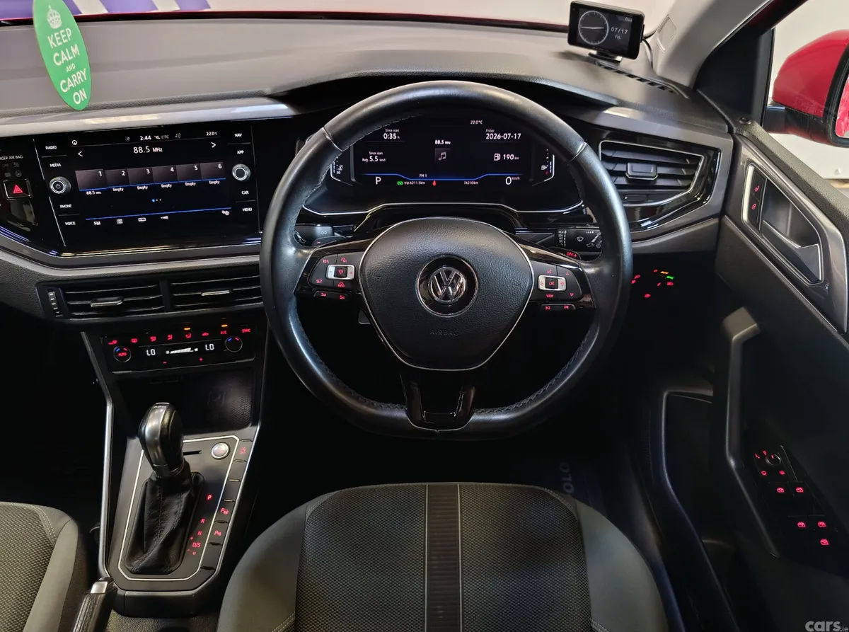 Volkswagen Polo Hatchback, Petrol, 2019, Red
