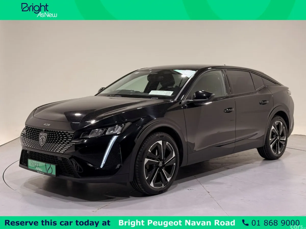 Peugeot 408 Hatchback, Petrol, 2023, Black