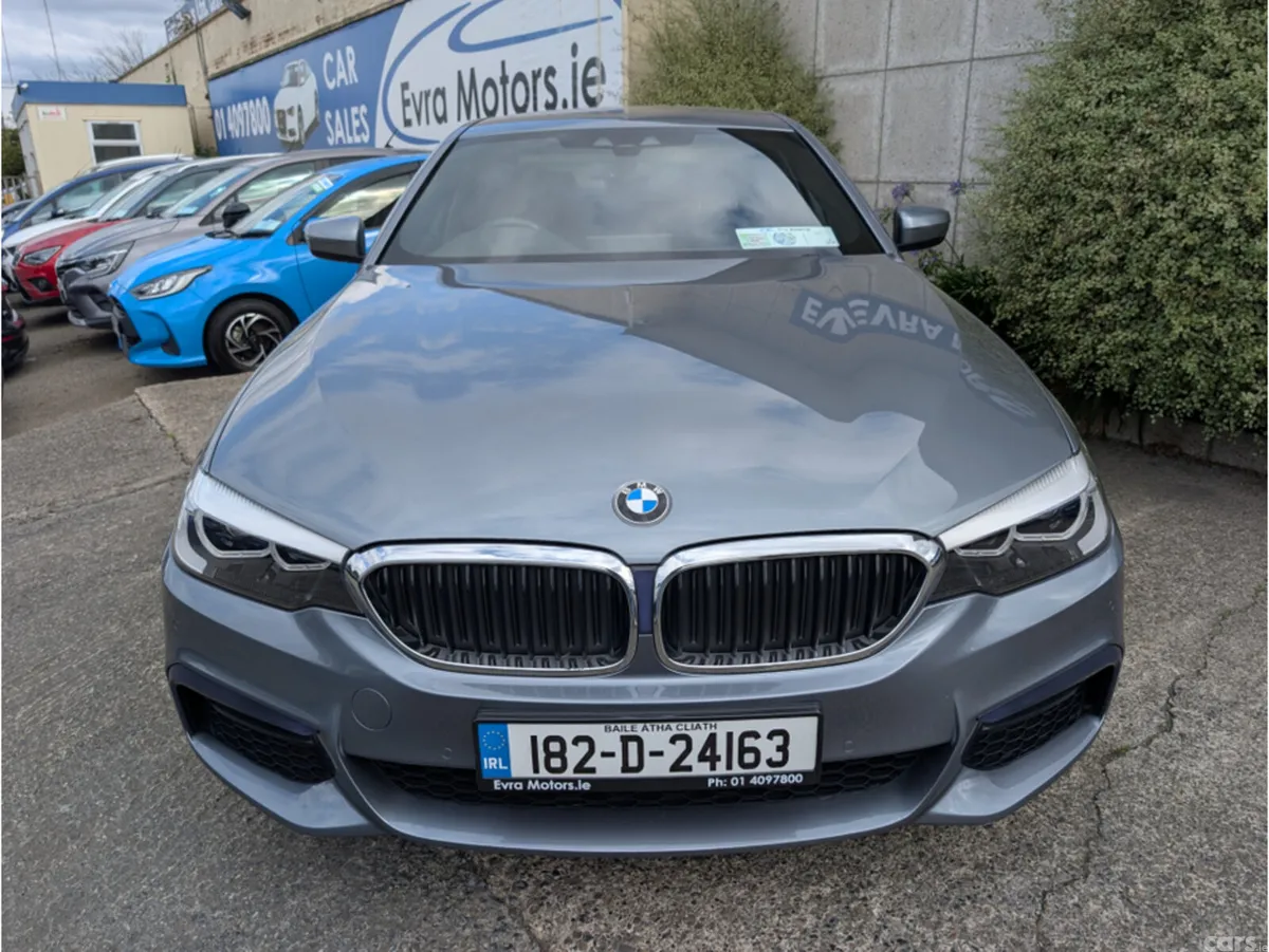 BMW 5-Series Saloon, Petrol Plug-in Hybrid, 2018, Blue