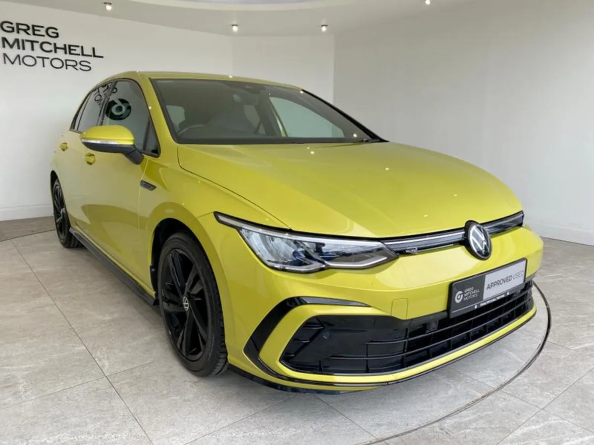 Volkswagen Golf Hatchback, Petrol Hybrid, 2021, Yellow