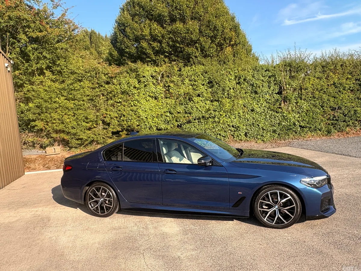 BMW 5-Series Saloon, Diesel, 2021, Blue