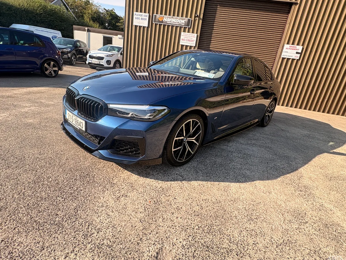 BMW 5-Series Saloon, Diesel, 2021, Blue