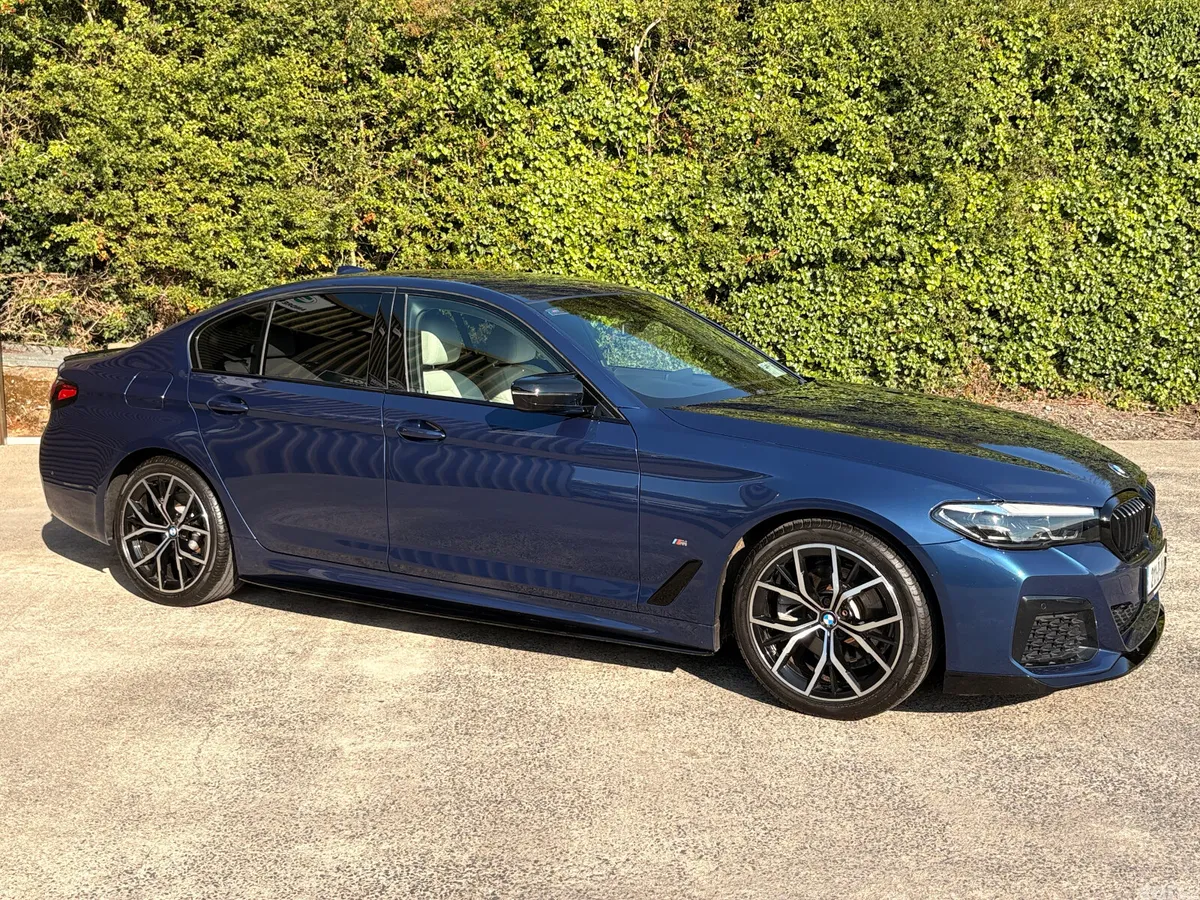 BMW 5-Series Saloon, Diesel, 2021, Blue