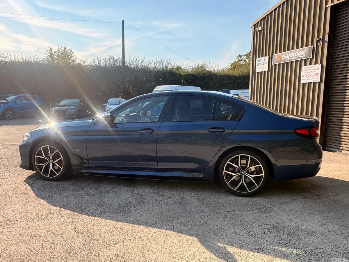 BMW 5-Series Saloon, Diesel, 2021, Blue